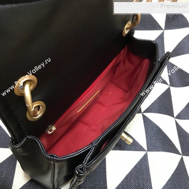 Chanel Quilted Lambskin Small Flap Bag AS0936 Black 2019 (JDH-9081708)