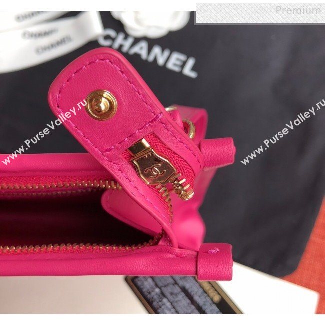 Chanel PVC and Tweed Large Pouch AP0360 Pink 2019 (SSZ-9081721)