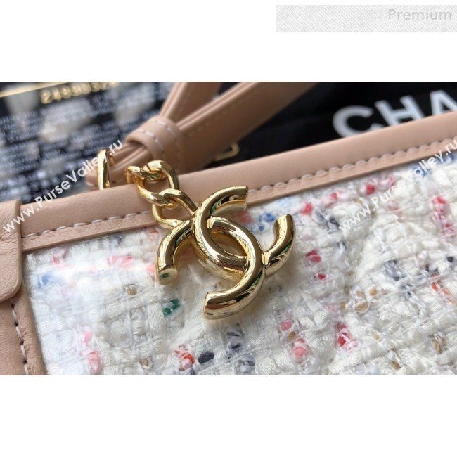 Chanel PVC and Tweed Large Pouch AP0360 Nude 2019 (SSZ-9081723)