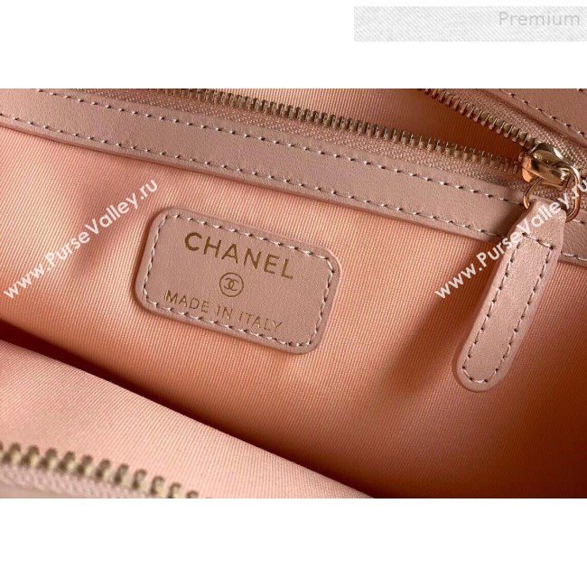 Chanel PVC and Tweed Large Pouch AP0360 Nude 2019 (SSZ-9081723)