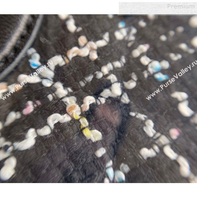 Chanel PVC and Tweed Large Pouch AP0360 Black 2019 (SSZ-9081720)