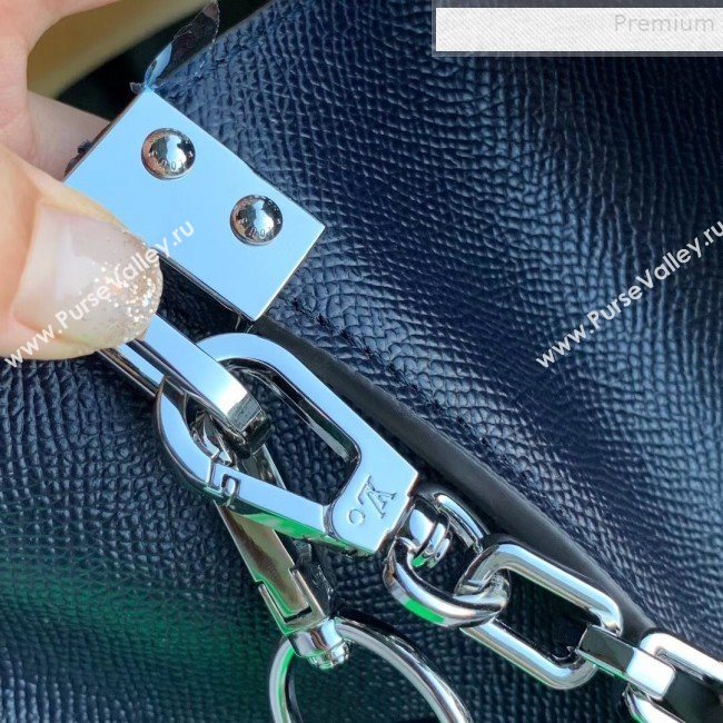 Louis Vuitton Dauphine MM Monogram Pop Print Shoulder Bag M55452 Blue 2019 (FANG-9081402)