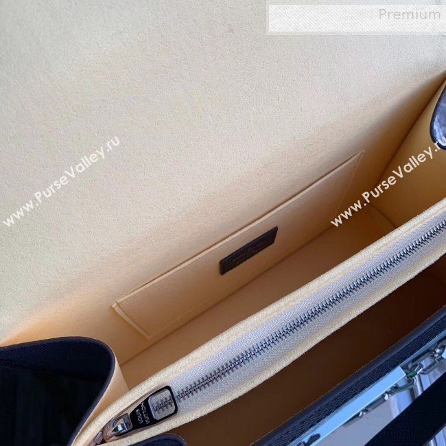 Louis Vuitton Dauphine MM Monogram Pop Print Shoulder Bag M55452 Blue 2019 (FANG-9081402)