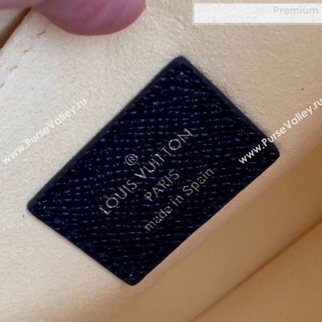 Louis Vuitton Dauphine MM Monogram Pop Print Shoulder Bag M55452 Blue 2019 (FANG-9081402)