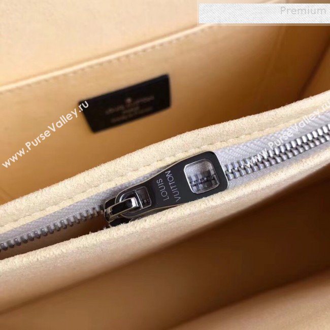 Louis Vuitton Dauphine MM Monogram Pop Print Shoulder Bag M55452 Blue 2019 (FANG-9081402)