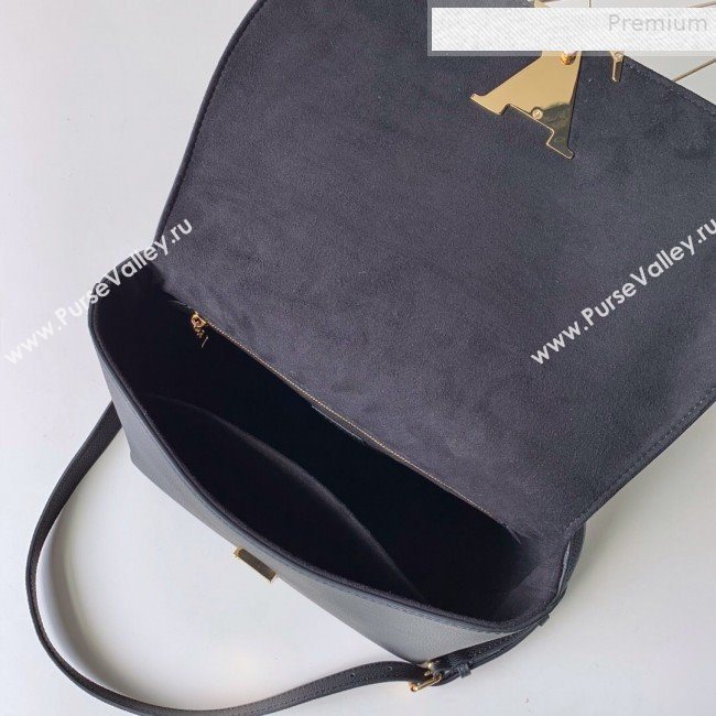 Louis Vuitton Volta LV Flap Top Handle Bag M53771 Black 2019 (FANG-9081403)
