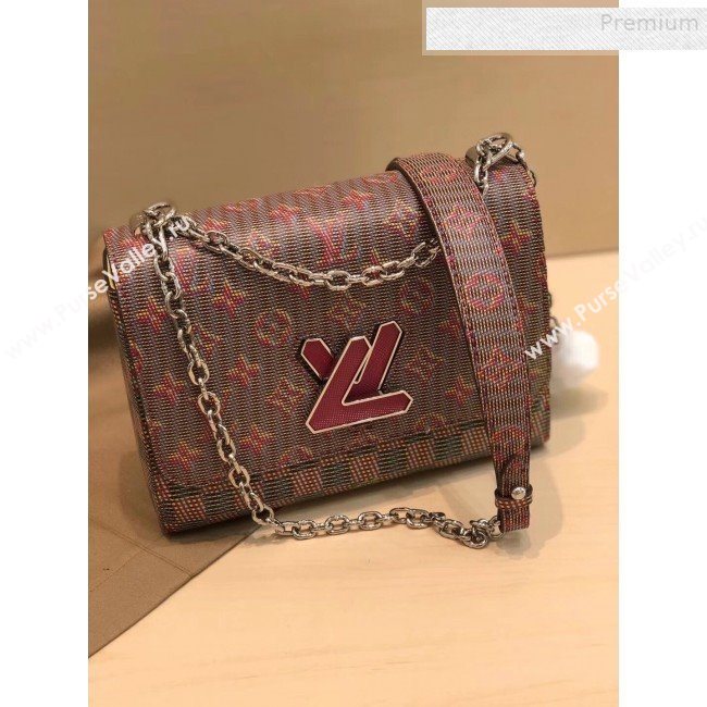 Louis Vuitton Monogram Pop Twist MM Shoulder Bag M55480 Red 2019 (GAOS-9081407)