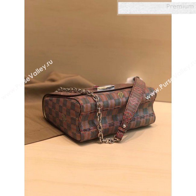 Louis Vuitton Monogram Pop Twist MM Shoulder Bag M55480 Red 2019 (GAOS-9081407)