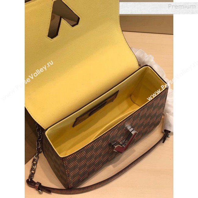 Louis Vuitton Monogram Pop Twist MM Shoulder Bag M55480 Red 2019 (GAOS-9081407)