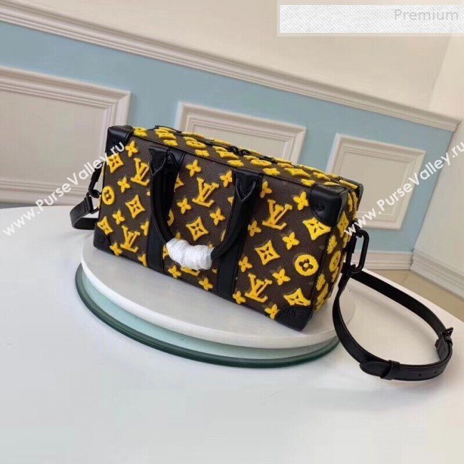 Louis Vuitton Mens Runway Box Top Handle Bag in Monogram Embroidery M44483 2019 (GAOS-9081410)
