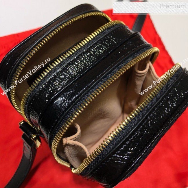 Gucci Ophidia Mini Suede Shoulder Bag 546595 Black 2019 (DLH-9081415)