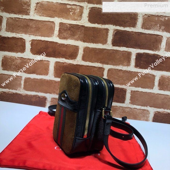 Gucci Ophidia Mini Suede Shoulder Bag 546595 Brown 2019 (DLH-9081417)