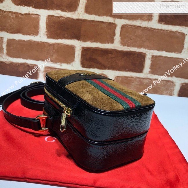 Gucci Ophidia Mini Suede Shoulder Bag 546595 Brown 2019 (DLH-9081417)