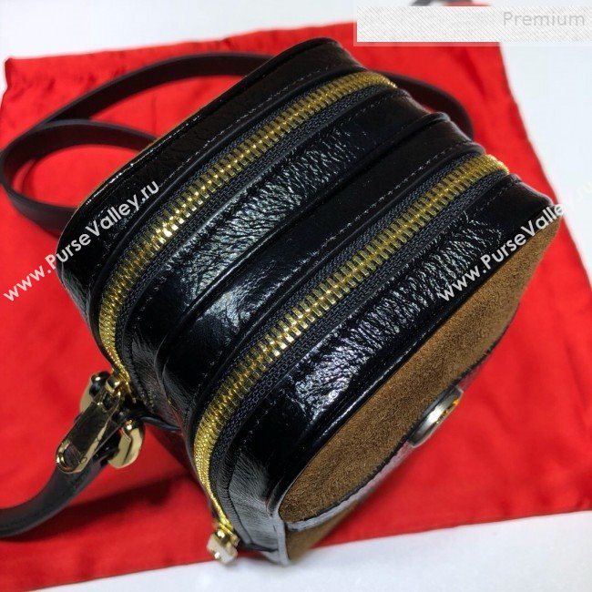 Gucci Ophidia Mini Suede Shoulder Bag 546595 Brown 2019 (DLH-9081417)