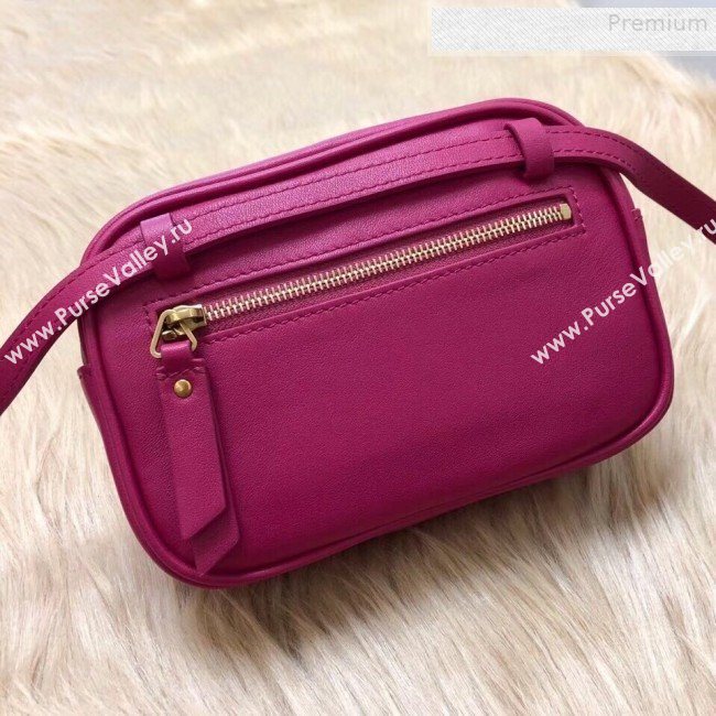 Saint Laurent Lou Belt Bag in Matelasse Leather 534817 Hot Pink 2019 (KTS-9081501)