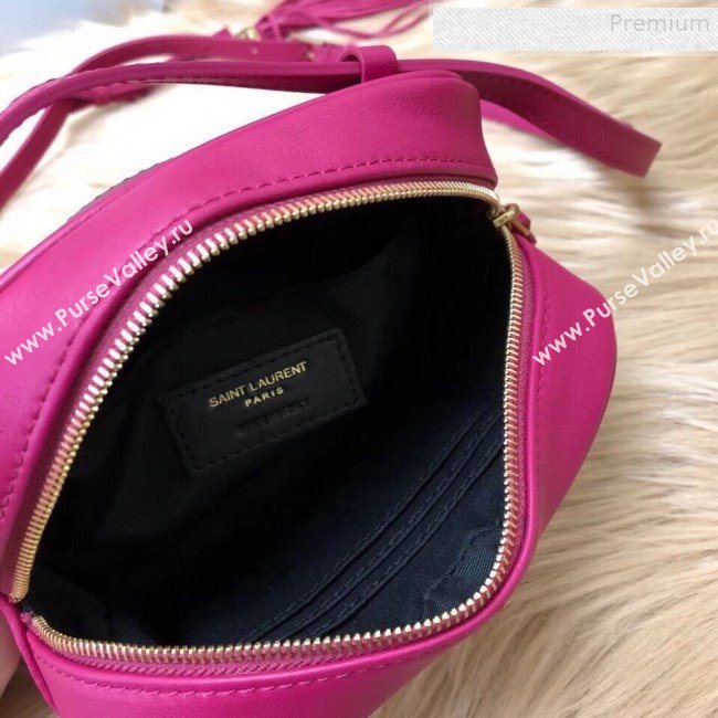 Saint Laurent Lou Belt Bag in Matelasse Leather 534817 Hot Pink 2019 (KTS-9081501)