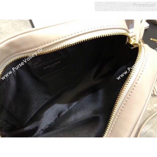 Saint Laurent Lou Camera Shoulder Bag in Quilted Leather 520534 Nude 2018 (KTS-9081509)