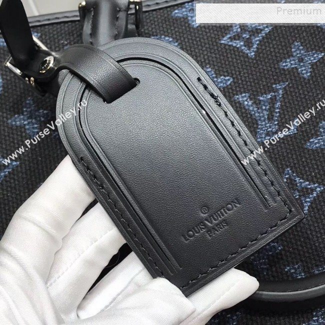 Louis Vuitton Mens Grand Sac Monogram Embroidered Tote M55185 Blue 2019 (HAIT-9101429)