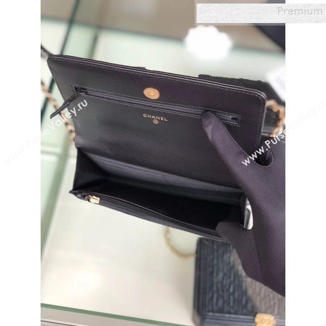 Chanel Quilted 19 Wallet on Chain WOC AP0957 Black 2019 (FM-9101409)