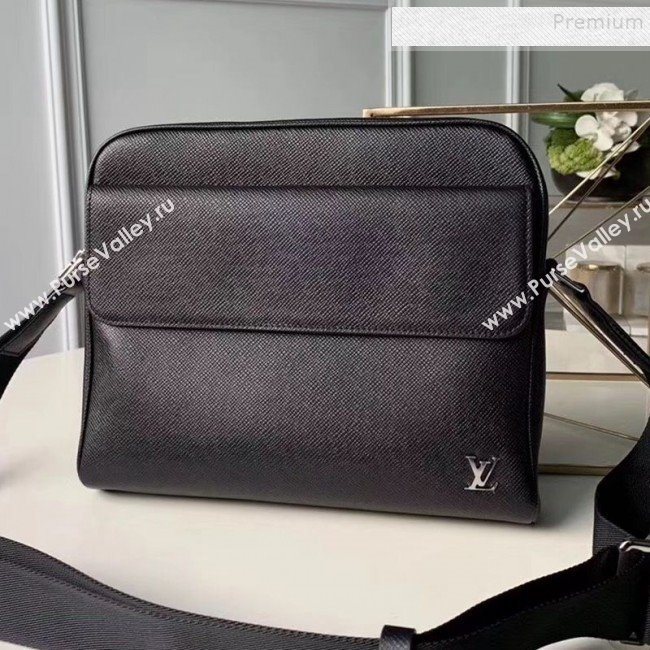 Louis Vuitton Mens Alex Messenger PM Shoulder Bag M30260 Black 2019 (FANG-9101426)