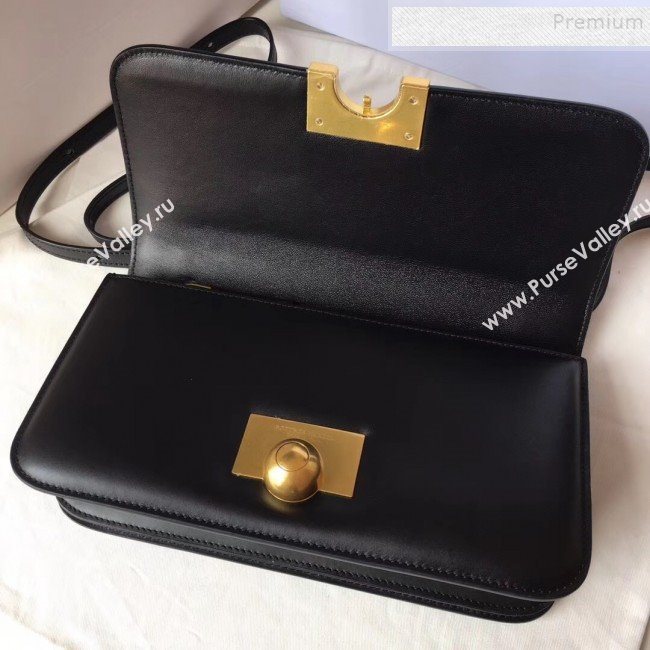 Bottega Veneta Medium Smooth Calfskin BV Classic Ronde Shoulder Bag Black 2019 (WT-9101844)