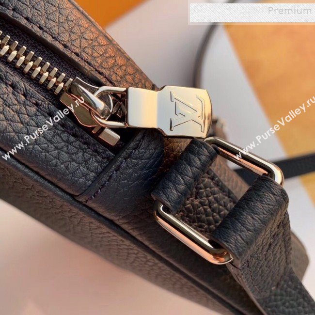 Louis Vuitton Mens Danube Slim PM Shoulder Bag M55164 Black 2019 (KIKI-9101765)