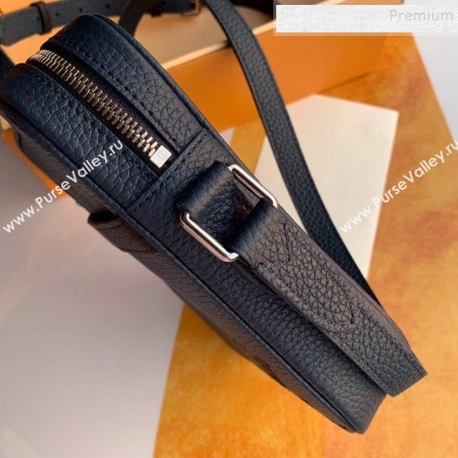 Louis Vuitton Mens Danube Slim PM Shoulder Bag M55164 Black 2019 (KIKI-9101765)