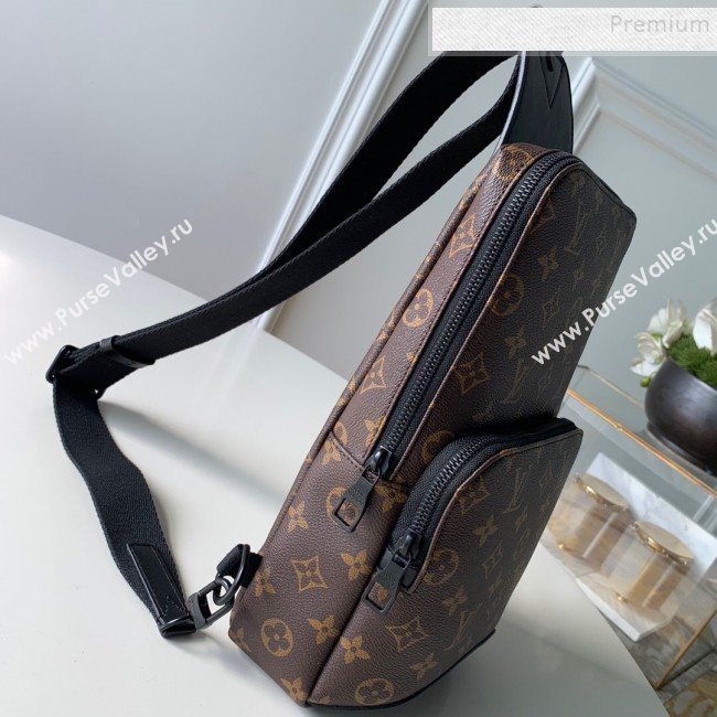 Louis Vuitton Mens Avenue Monogram Canvas Sling Shoulder Bag M41719 2019 (KD-9101777)