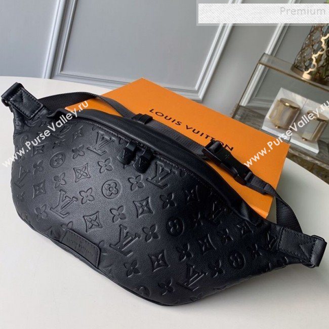 Louis Vuitton Mens Discovery Monogram Empreinte Leather Bumbag/Belt Bag M44388 Black 2019 (KD-9101784)