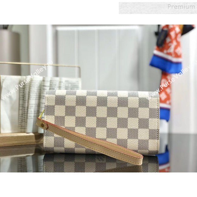 Louis Vuitton Kasai Damier Azur Canvas Clutch N58080 2019 (HAIT-9102243)