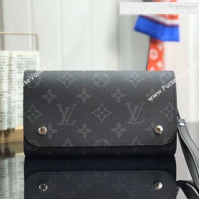 Louis Vuitton Kasai Monogram Graphite Canvas Clutch M58080 2019 (HAIT-9102245)