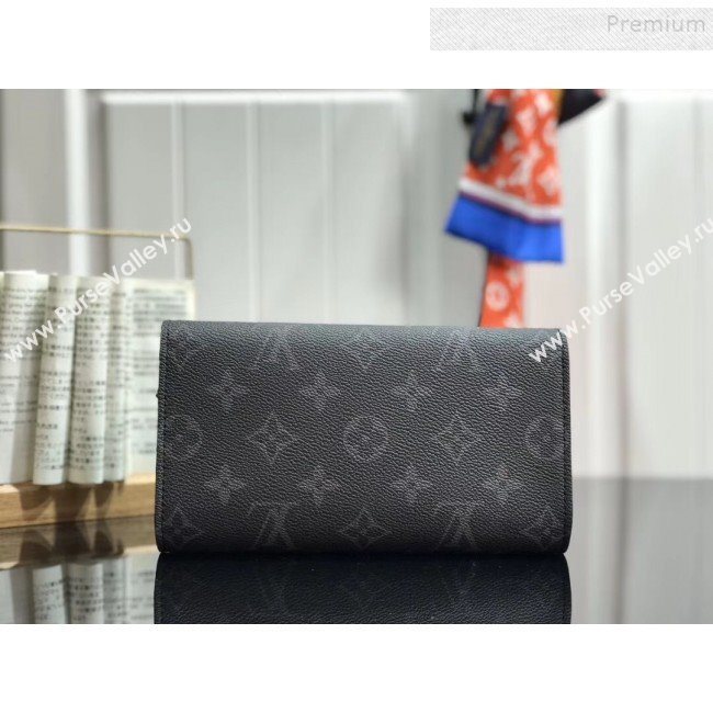 Louis Vuitton Kasai Monogram Graphite Canvas Clutch M58080 2019 (HAIT-9102245)