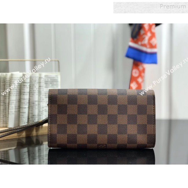 Louis Vuitton Kasai Damier Ebene Canvas Clutch N58080 2019 (HAIT-9102244)