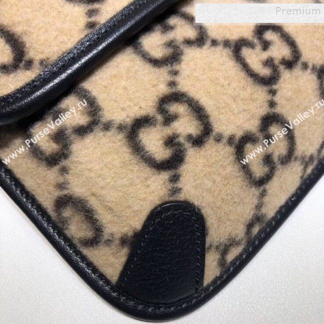 Gucci GG Wool Belt bag 598181 Beige 2019 (DLH-9102314)