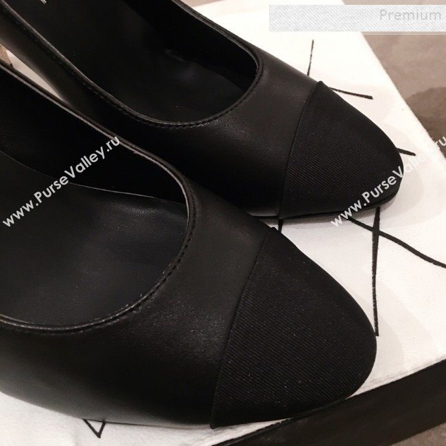 Chanel Lambskin Metal High-Heel Pumps G34905 Black 2019 (HQG-9102535)