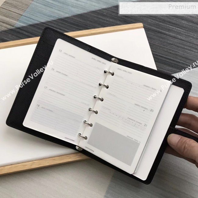 Louis Vuitton Monogram Canvas Print Small Ring Agenda Book Cover R20005 02 2019 (YILU-9103139)