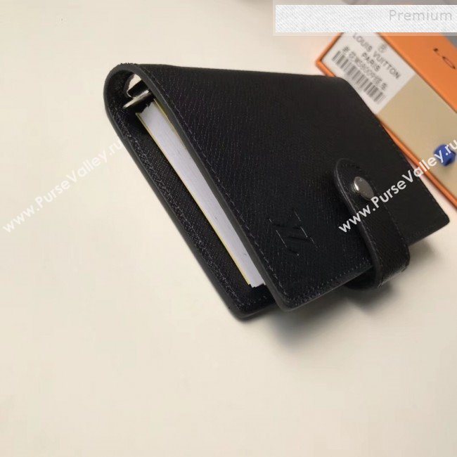 Louis Vuitton Grained Leather Small Ring Agenda Book Cover R20426 03 2019 (YILU-9103140)