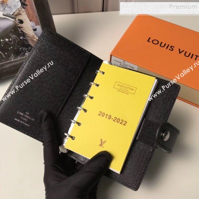 Louis Vuitton Grained Leather Small Ring Agenda Book Cover R20426 03 2019 (YILU-9103140)