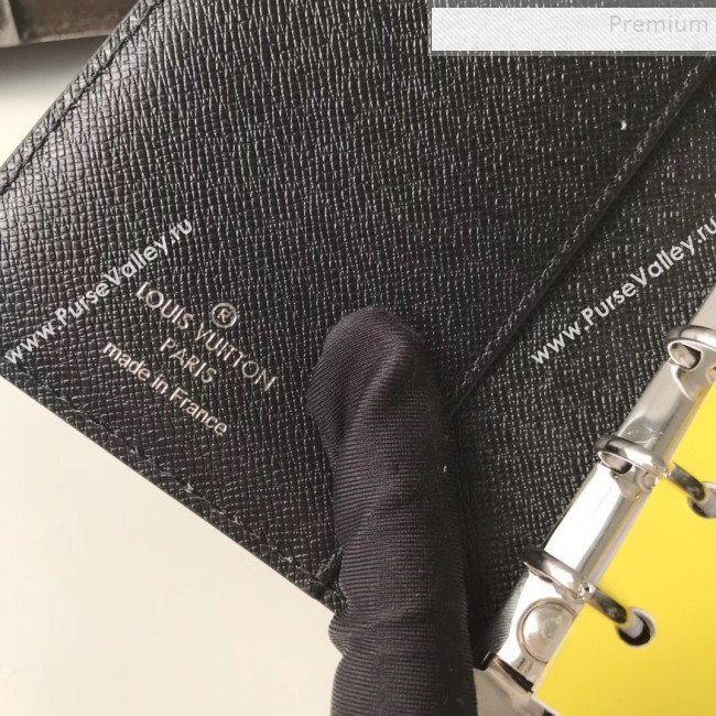 Louis Vuitton Grained Leather Small Ring Agenda Book Cover R20426 03 2019 (YILU-9103140)