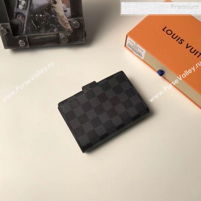 Louis Vuitton Damier Graphite Canvas Small Ring Agenda Book Cover R20005 04 2019 (YILU-9103141)