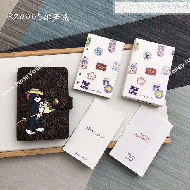 Louis Vuitton Monogram Canvas Print Small Ring Agenda Book Cover R20005 01 2019 (HY-9103138)