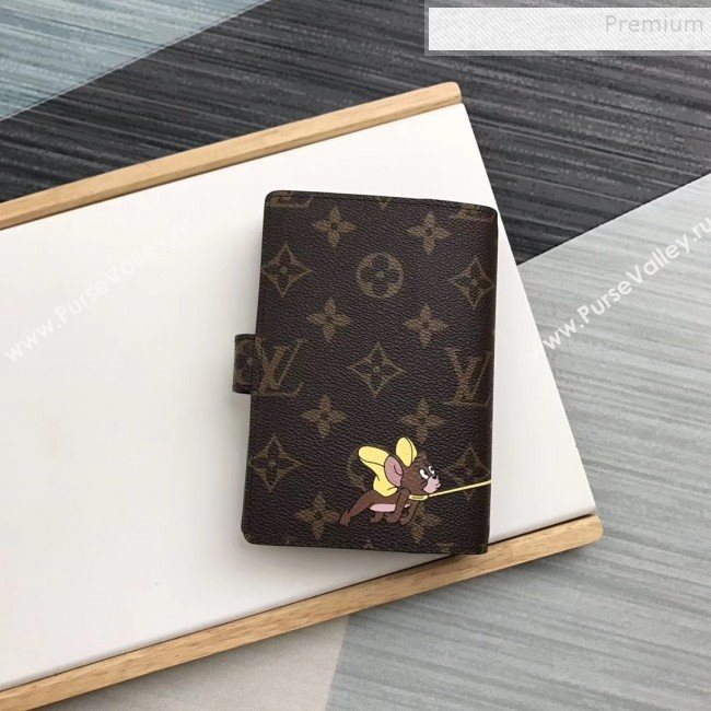 Louis Vuitton Monogram Canvas Print Small Ring Agenda Book Cover R20005 01 2019 (HY-9103138)