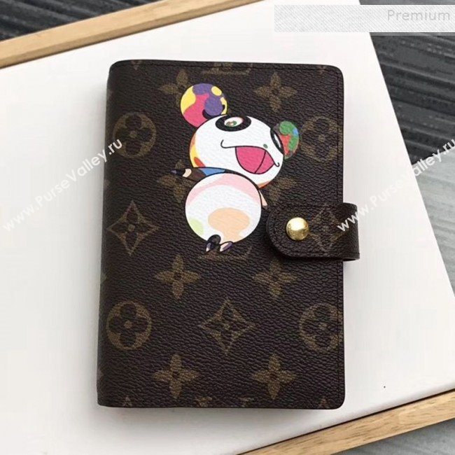 Louis Vuitton Monogram Canvas Print Small Ring Agenda Book Cover R20005 09 2019 (YILU-9103146)