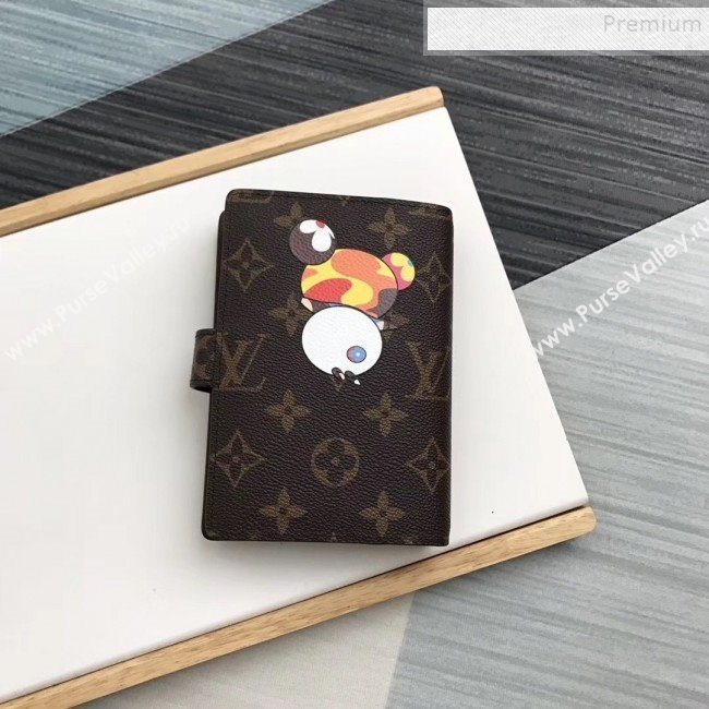 Louis Vuitton Monogram Canvas Print Small Ring Agenda Book Cover R20005 09 2019 (YILU-9103146)