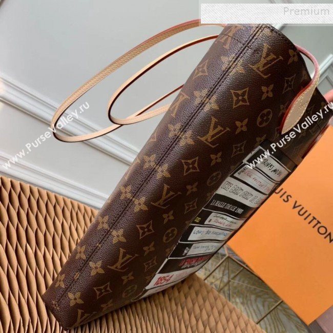 Louis Vuitton Movie Stripes Print Monogram Cnavas Tote M49996 Coffee 2019 (KD-9102837)