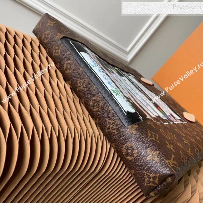 Louis Vuitton Movie Stripes Print Monogram Cnavas Tote M49996 Coffee 2019 (KD-9102837)