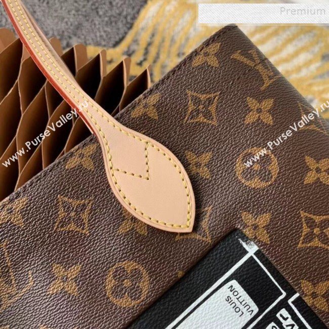 Louis Vuitton Movie Stripes Print Monogram Cnavas Tote M49996 Coffee 2019 (KD-9102837)