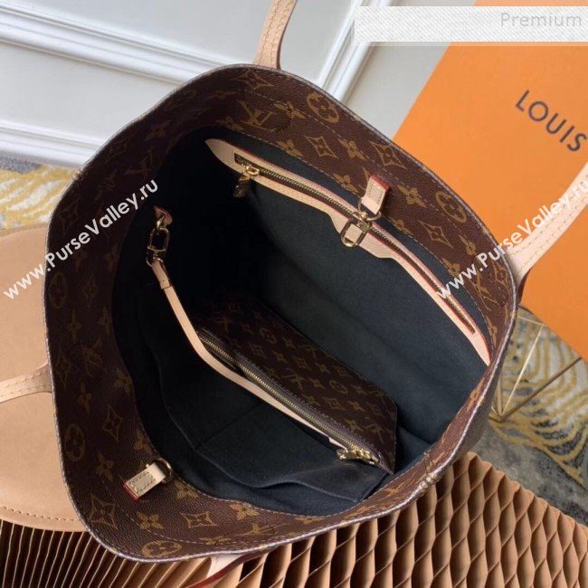 Louis Vuitton Movie Stripes Print Monogram Cnavas Tote M49996 Coffee 2019 (KD-9102837)