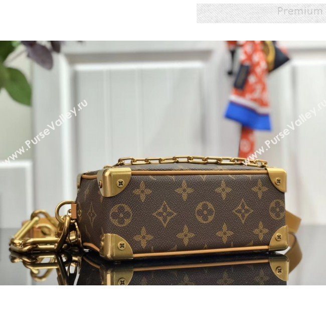 Louis Vuitton Mens Monogram Canvas Mini Soft Trunk Box Shoulder Bag M44480 2019 (HAIT-9102847)