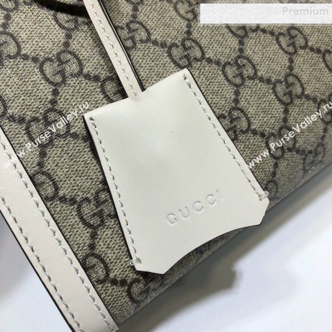 Gucci Padlock GG Canvas Small Shoulder Bag 498156 White 2019 (DLH-9102930)